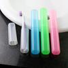 Caixa de Armazenamento Portátil para Escova de Dentes Estojo de Escova de Dentes Conjunto Cor Colorida Cor de Doce Fosco Capa Protetora para Escova de Dentes à Prova de Poeira