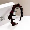Diadema de Terciopelo con Lazo Estilo Coreano para Otoño e Invierno, de Caña Alta y Dientes Anchos para Mujer, Accesorio para el Cabello de Moda y Elegante, Versátil y de Gama Alta