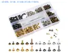 Remaches Decorativos Doble Cara de Cuero 480 Juegos de Botones Metálicos para Equipaje con Herramienta de Pinzas Perforadoras Tachuelas Decorativas