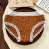 Calcinhas Sexy de Renda Estilo Retro Francês Romântico para Mulheres com Forro Antibacteriano Verão Novas Calcinhas Femininas