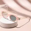 Nuevas gafas de sol de moda con montura de ojo de gato, personalidad, modifican la cara, caja, gafas de alto sentido, gafas para fotografía callejera
