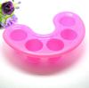 Ferramentas para Nail Art Profissional Unhas Soak Hand Bowl para Amaciar Pele Morta Córnea 5-Dedos Soak Hand Bowl Nail Art 5-Hole Soak Hand Bowl