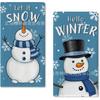 La Toalla de Cocina Navideña Más Popular de Amazon con Estampado de Enano y Muñeco de Nieve Decoración Navideña Trapo de Cocina Toalla de Cocina