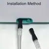 Tubo de oxigênio para aquário clipe de fixação para bomba de oxigênio conector de acessório de silicone plugue direto mangueira da bomba de ar conector anti-queda