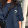 Camisetas Estampadas de Manga Corta Estilo Coreano de Seda de Leche para Hombres y Mujeres Verano 2026 Nueva Ropa de Pareja Tops Casuales Versátiles