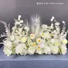 Arreglo de Flores Artificiales para Boda Estilo Romántico Francés Flor de Seda Artificial Producto Terminado Decoración Conjunto Completo Arreglo Floral Arte Floral Decorativo Flores Falsas