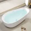 Banheira de Acrílico para Uso Doméstico, Tamanho Pequeno, Integrada, Autoportante, Borda Fina, Banheira Empilhável, Venda Direta do Fabricante, Autoportante para Hotéis