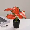 Flores Artificiais, Plantas Verdes Artificiais Transfronteiriças, Vasos Pequenos, Decoração de Casa, Flores Artificiais, Decorações Internas para Festas de Casamento, Bonsai Simulados