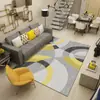 Atacado transfronteiriço de tapetes modernos e minimalistas para sala de estar, tapetes de área grande para sofá e mesa de centro, tapetes de veludo cristalino resistentes a manchas e fáceis de limpar