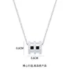 Collar con Colgante Cadena para Clavícula Pequeño Hombre Cintura Sacude Tono Mismo Estilo Japonés y Coreano Nuevo Caperucita Roja Mismo Estilo Collar para Niña Joyería