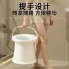 Bañera de asiento para hemorroides para hombres y mujeres, dispositivo de lavado sin agacharse, lavado de glúteos post-cirugía anal, bañera de asiento para uso doméstico con elevación de altura