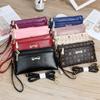 Bolso de Mano Billetera de Mujer Larga Casual Nuevo Simple Moda Bolso de Mano Billetera para Monedas Bolso Pequeño Bolso de Mano Cruzado Bolso Pequeño