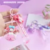 Chaveiro de Óleo Lua Crescente Estrelada Original Sanrio Pingente Coração de Menina Mochila Delicada Celebrante Cibernético Boneca Kulomi