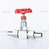 Válvula de Cierre 304 316 Acero Inoxidable J23W-160P Válvula de Aguja Rosca Externa Válvula de Aguja para Soldar Válvula de Aguja