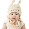 Catu Bear 2025 Cerdo Durmiendo Bebé Gorro de Algodón Set de Gorro para Bebé Gorro Infantil de Algodón al por Mayor Gorro Estilo Coreano