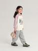 Sudadera de Terciopelo de Doble Cara para Niñas con Color en Contraste Pudín Haru Otoño Nuevo Bebé Niña Estampado de Dibujos Animados Patrón Sudadera Casual