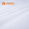 Anran Branco Listras Simples Tecido de Colchão Malha Respirável Matelassado Tecido Jacquard Almofada Tecido para Capa de Sofá Borda