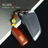 Colgante para Llave de Coche de Palo de Rosa, Amuleto de Paz y Buena Suerte, Llavero Personalizado Hecho a Mano para Hombres y Mujeres, Adorno Colgante Vintage