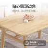 Mesa de comedor para hogar pequeño, mesa de comedor y silla combinadas modernas y sencillas, mesa de comedor de ocio, mesa rectangular nórdica económica