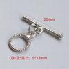 Cobre banhado a ouro real cor de retenção otbuckle pulseira colar fechamento conexão fivela diy material de jóias caseiro feito à mão frisado