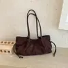Bolso de axila de gran capacidad, alta gama, para mujer, estilo bandolera, versión coreana Otoño/Invierno 2026, acabado mate versátil, adecuado para ir al trabajo, bolso de hombro tipo tote