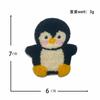 Accesorios para Funda de Teléfono Móvil Adhesivo de Doble Cara Toalla Bordada Pingüino Cachorro Etiqueta Bordada Caperucita Roja Libro Accesorios para Teléfono Móvil Pegatinas Decorativas