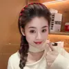 Diadema Antideslizante Dentada para Mujer 2026 Nuevo Estilo Versátil para Salir, Hace que la Cara Parezca Más Pequeña, Elegante Accesorio para el Cabello de Diadema Alta