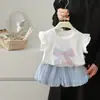 Verano Nuevo Estilo Chicas de Calle Fritas Conjunto de Dos Piezas de Pantalones Cortos Estampados de Manga Corta Moda Venta Directa Estilo Coreano de Verano Ropa Exterior Traje de Manga Corta