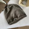 Sombrero Mismo Estilo de Yu Shuxin para Mujer en Otoño e Invierno, Versátil para Circunferencia de Cabeza Grande, Sombrero de Felpa Negro con Borde Rizado, Gorro Pequeño Baotou Frío que Muestra la Cara