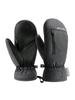 Guantes de esquí profesionales para hombre y mujer, muñequera gruesa impermeable, para tabla sencilla y doble, dedos paralelos, mapache, pantalla táctil, interior de cinco dedos cálido