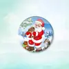 Insignia de alce estilo navideño transfronteriza insignia de hojalata suministros para fiestas navideñas árbol de Navidad de dibujos animados muñeco de nieve para ancianos
