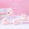 Porco adorável, feliz você mini boneca mão- held carro enfeites de mesa artesanato atacado vendas diretas