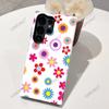 Producto popular transfronterizo: Funda Protectora Dos en Uno con Película Floral Pintada para Samsung S25Edge, Carcasa Protectora Anti-Caídas de Cobertura Total para S23