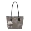Bolsa Tote Feminina de Grande Capacidade 2026 Novo Estilo Bolsa de Ombro Texturizada Bolsa de Mão para Estudante Universitário Bolsa para o Trabalho