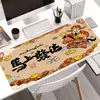 Mouse Pad Criativo de Ano Novo com Texto Espírito de Dragão para Jogos Grande High-End Espessado Resistente à Sujeira Desgastável Tapete para Mesa de Computador