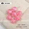 Resina Glitter Fino Contas Redondas Contas Soltas DIY Miçangas Feitas à Mão Corrente de Celular Pingente Materiais Acessórios de Joia Suprimentos Decorativos