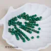 Contas Turquesa Redondas de Alto Brilho Polidas Naturalmente, Contas Soltas Semi-Acabadas para Pulseiras, Colares e Acessórios DIY, Atacado em Estoque