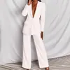 Traje de mujer de alta gama estilo profesional traje top pantalón