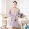 Bata impermeable para mujer, nuevo delantal de invierno de manga larga, cocina, hogar, a prueba de aceite, ropa de trabajo para adultos, venta al por mayor