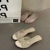 Sandalias de Tacón Grueso con Punta de Encaje y Tira en el Tobillo Estilo Francés Nicho Chuyuji Calzado de Mujer 2026 Estilo de Vacaciones al Aire Libre de Verano para Combinar con Faldas