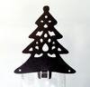 Decoración navideña de comercio exterior, tarjeta de taza hueca láser, tarjeta de asiento de copo de nieve, escritorio de registro, árbol de Navidad, tarjeta blanca