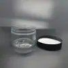 89 dientes 250ml boca ancha plástico transparente sellado grueso grado alimenticio para mascotas cuerpo de tarro crema botella para exfoliante