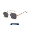 Gafas de Sol Nuevas para Adultos, Antiviento, UV, de Moda, Europeas y Americanas, Personalizadas, de Metal, Moda Bq9269