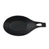 Descanso de Colher Tapete TPE Tapete para Colher de Sopa Tapete de Cozinha Isolamento Térmico Prato Criativo com Sabor Limpeza Fácil Tapete de Descanso para Colheres Utensílios de Cozinha