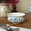 Plato Cerámico Vintage Francés Plato Cerámico Regency Taza y Platillo Retro Plato de Desayuno Taza de Café Taza y Platillo Plato Occidental