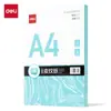 Papel Texturizado Liso Deli Zq5000/Zq5001 A4-150G (Azul Claro) (100 Hojas/Paquete) Dropshipping