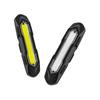 Luz trasera de bicicleta carretera bicicleta de montaña ciclismo nocturno COB flash luz brillante fuerte luz de advertencia luz de carga USB