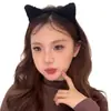 Hahan House Diadema Linda con Orejas de Gato Felpa Dulce Diadema de Cabeza de Gato Lavarse la Cara Aplicarse Mascarilla Pinzas para el Cabello Accesorios para el Cabello