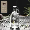 Botella Vacía de Licor Sellada de California Paquete de 5 kg de Vino Licor Botella de Vidrio Botella de Vino