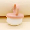 Anillo con Pincel para Uñas con Cerdas Suaves, Mango Corto, Pincel Suave para Limpiar Polvo, Herramienta para Eliminar Polvo de Uñas, Portátil